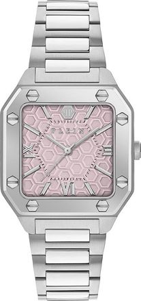 Philipp Plein Edge Womens Silver Watch PWZGA0126 Stainless Steel - One Size