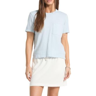 Brixton Carefree Organic Cotton Pocket T-Shirt in Blue Aura at Nordstrom, Size X-Small