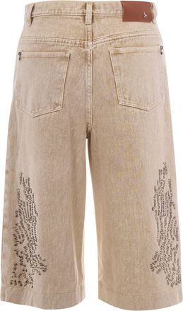 Patrizia Pepe Womens Shorts Washed Sand