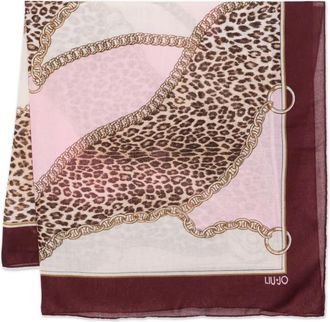 Liu Jo Sciarpa leopardata - Toni neutri