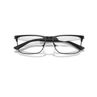 Emporio Armani Glasses, unisex, Black, Size: 56 MM Optical Frame