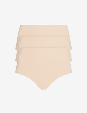 Commando Classic High Rise Bikini 3-Pack in Beige at Nordstrom, Size X-Small