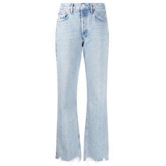 Citizens Of Humanity Bootcut Jeans, female, Blue, W28, Light Blue Raw Hem Cotton Jeans