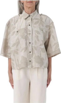Brunello Cucinelli Mujer, Blusas y Camisas, Beige, Talla: S
