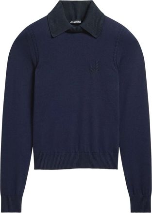 Jacquemus Maglione La Maille Tricot - Blu