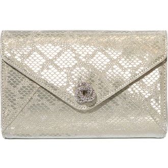 MICHELLE WILHITE The Mini Frieda Clutch in Gold at Nordstrom