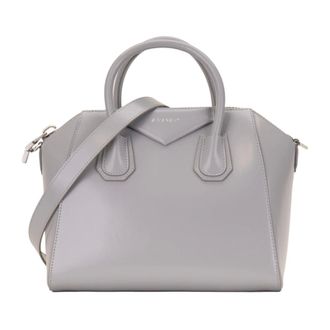 Givenchy Tassen, Dames, Grijs, ONE Size, Leer, Antigona Small Handtas
