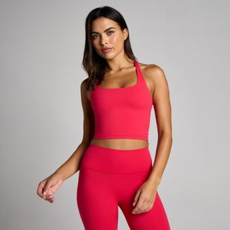 MyProtein Camiseta de tirantes Tempo espalda nadadora para mujer de MP - Chilli - XS