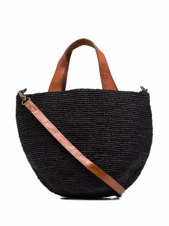 Ibeliv Mirozy woven tote - Black