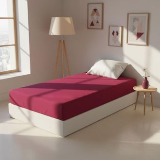 KASANOVA Lenzuolo con angoli singolo rosso Young