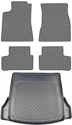 OEM Juego De Alfombrillas De Goma Para Coche Y Maletero Para Mercedes Cla Ii C118 Coup&eacute; Desde Mayo De 2019