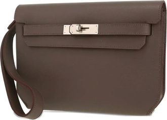 Hermès Pouch Kelly Dépêches - Grigio