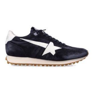 Golden Goose Marathon Sneakers - Heren - Schoenen - Blauw - Maat: 43 EU Katoen