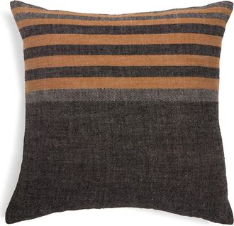 Pom Pom at Home Bruno Big Accent Pillow in Charcoal at Nordstrom