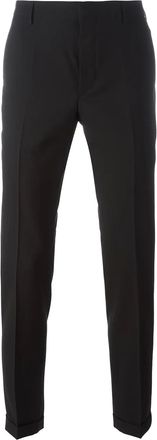 Prada cropped tapered trousers - Black