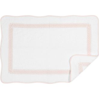 Matouk Astor Braid Tub Mat in Blush at Nordstrom, Size Bath Mat