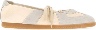 Maison Margiela Multicolor Lace Up Ballet Flats