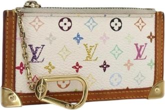 Louis Vuitton Pre-owned Wallets, female, Multicolor, Size: ONE SIZE Pre-owned Monogram Multicolor Canvas Coin Purse