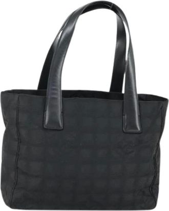 Chanel Pre-owned Tote Bags, female, Black, Size: ONE SIZE Pre-owned Vintage Tote Bag