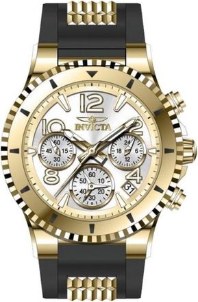 Invicta Blu Chronograph GMT Quartz Silver Dial Ladies Watch 49804