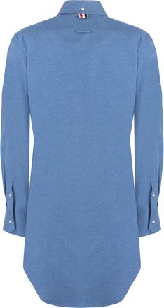 Thom Browne Womens Cotton Shirt Blue
