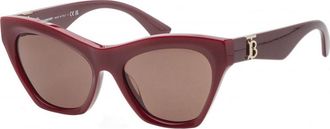 Burberry Womens BE4420U-411973-55 BE4420U 55 411973 Fashion Sunglasses - Bordo - One Size