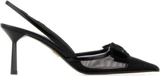Prada Black Logo Pumps