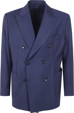 Michael Coal Jacket Double-Breasted Austin Navy