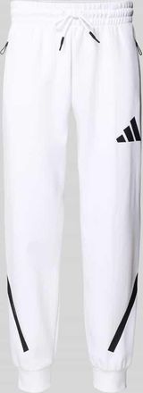 adidas Sweatpants mit elastischem Bund in Weiss, Größe XXL