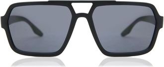 Prada PS01XS Polarized DG002G Mens Sunglasses Black Size 59