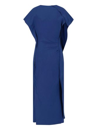 Victoria Beckham Womens Dresses Blue Viscose