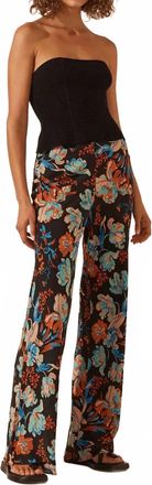 Shona Joy Silk Bias Cut Pants In Flotte
