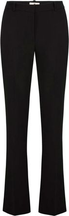 Elisabetta Franchi Pantaloni in cr&ecirc;pe leggero - - Trousers - Donna - Nero - M