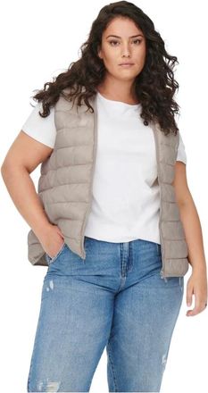 Only Carmakoma Mujer, Chaquetas, Beige, Talla: S