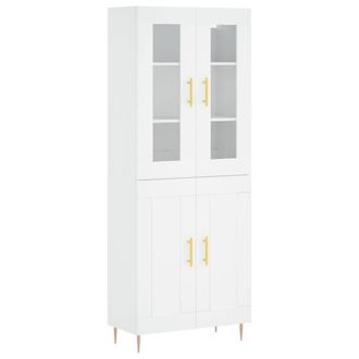 Berkfield Home Highboard White 69.5x34x180 cm Engineered Wood