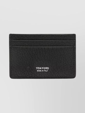 Tom Ford leather card holder textured design