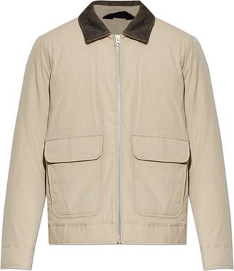 Rag & Bone Derrick Down-Filled Jacket - Heren - Zomerjassen - Beige - S - Katoen - Jassen