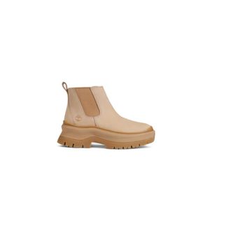 Timberland Schoenen, Dames, Beige, 39 EU, Suède, Beige Suède Rubberen Zool Dameslaarzen