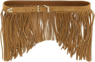 Pinko High Triptych Riem - Dames - Riemen - Beige - M - Leer - Accessoires
