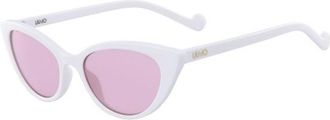 Liu Jo LJ712S 105 Womens Sunglasses White Size 53