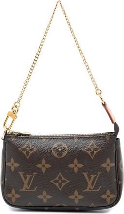 Louis Vuitton 2019 Monogram Mini Pochette Accessoires handbag - Marrone