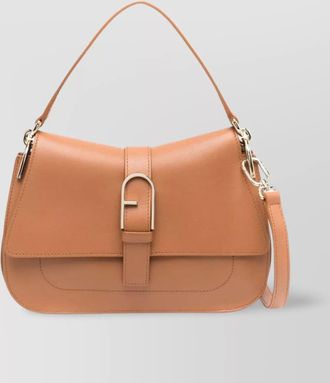 Furla medium handle bag flow buckle detail