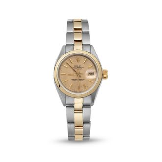 Rolex Pre-owned Rolex Datejust Automatic Chronometer Champagne Dial Ladies Watch 79163 CSO