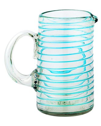 10 Strawberry Street Meridia Mexican Glassware Pitcher