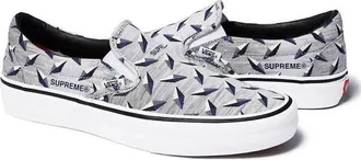 Vans Supreme x Classic Slip-On Pro Diamond Plate White VN0A347VTEF