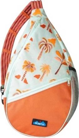 Kavu Unisex Paxton Pack Rope Sling Bag In Vintage Palm