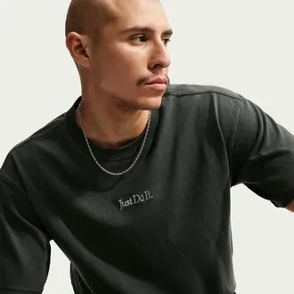 Nike Mens Nike Sportswear Premium Essentials T-Shirt in Grey | IM9343-005