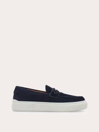 Ferragamo Uomo Mocassino Penny con fondo sneaker Blu Taglia 39.5
