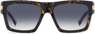 Dsquared2 Sunglasses D2 0198/S 086 Brown/Smoky Blue Men