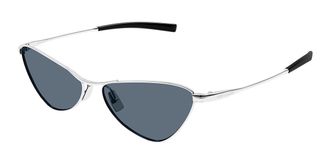 Saint Laurent SL 830 003 Womens Sunglasses Silver Size 56